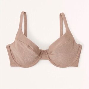 Abercrombie curve love shimmer bikini top